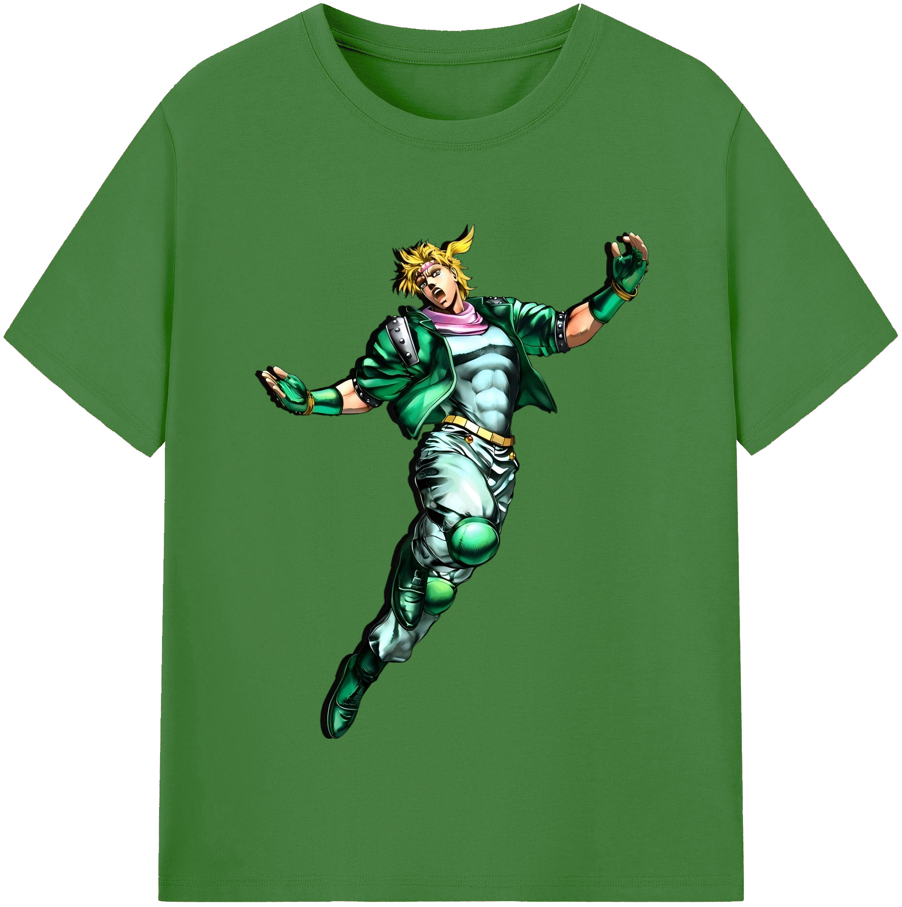 （画像用） ジョジョの奇妙な冒険 ディオ?ブランドー JoJo's Bizarre Adventure Dio Brando レディースカジュアルプリントTシャツ（綿100％）